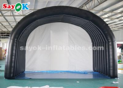 China Tenda inflável personalizada entrada de túnel preto tenda de ar inflável para reuniões de esportes ao ar livre à venda