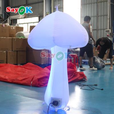 China 3.2ft Reclame opblaasbare decoratie realistische opblaasbare paddenstoelen / opblaasbare lichte paddenstoel Te koop