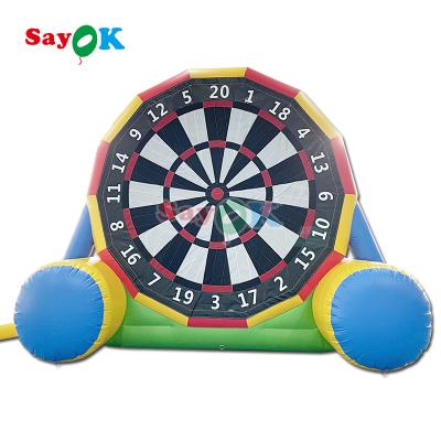 Chine Jeu à double face 13ft football gonflable Dart Board football gonflable Dart Kick Goal Jeu pour le jeu de sports en plein air à vendre