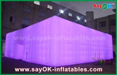 China Large Portable Outdoor Inflatable Bar LED Inflatable Disco Tent Inflatable Nightclub Inflatable Yard Tent For Events for sale