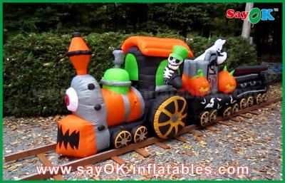 China 6m OXFord Tejido inflables Decoraciones navideñas Treno de Halloween para la diversión ROHS en venta