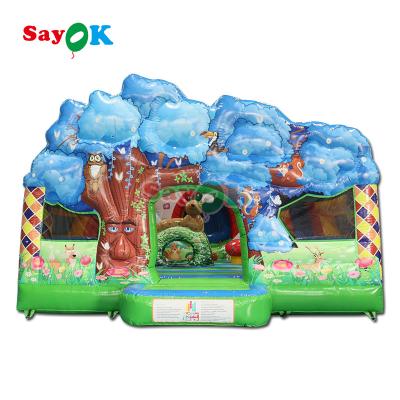 China Commerciële Dry Bouncer Slide Combo Opblaasbare Bouncy Moonwalk Springende Kasteel Bounce House Voor Kinderen Volwassenen Te koop