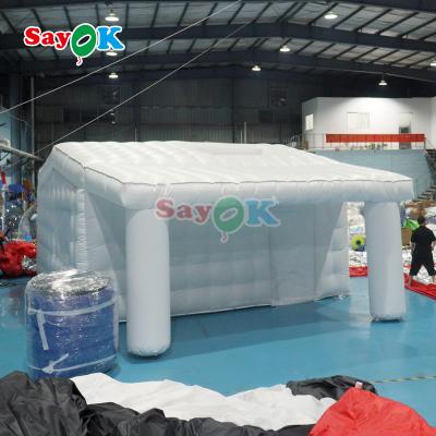 China Tenda de aire de PVC para exteriores Tenda inflable personalizada Tenda de cubo inflable en venta