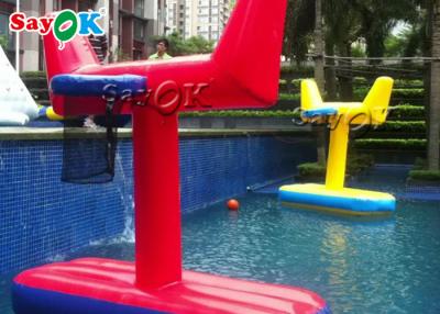 China Hoop de baloncesto inflable amarillo en venta