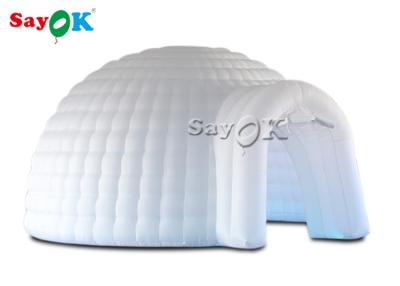 China Tienda de aire inflable gigante iglú blanco en venta