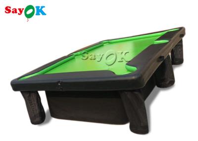 China 0.9mm PVC luchtverzegelde biljart opblaasbare snooker tafel met stand Te koop