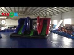 Rental Inflatable Bouncer Slide Children‘s Large Double Slide Game