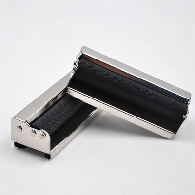 China Wholesale 78MM Metal Rolling Machine With Stand Tobacco Roller Cigarette Rolling Injector for sale