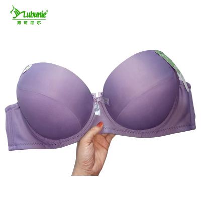 China Wholesale POLYESTER/NYLON LUBUNIE sexy new design ladies fashionable comfortable bra for sale