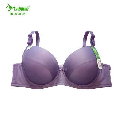 China POLYESTER/LUBUNIE NYLON cheap fashion thin smooth swimming fabric plus size underwear bra for sale