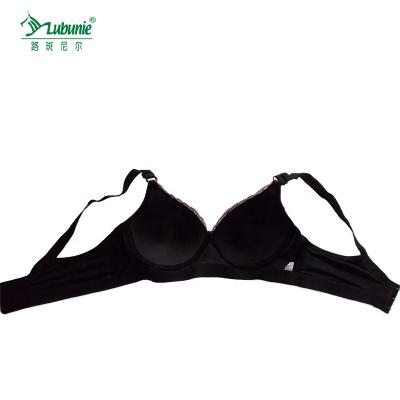 China LUBUNIE antibacterial sexy design 36 new wireless 38 40 42 size ladies bra for sale