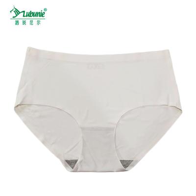 China LUBUNIE Antibacterial Wholesale Seamless Silk Satin Panties Ladies for sale