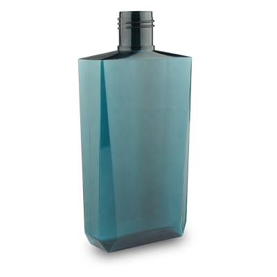 China Eco-Friendly Personal Care Reusable Thickening Bottle Blue Hair Shampoo With Pump for sale