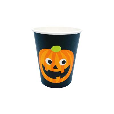 China Adlut Disposable Party Kid Halloween Paper Cups Tableware Party Supplies Decoration for sale