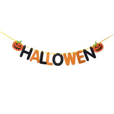 China Disposable Halloween Decoration Party Supplies HW Festival Banner for sale