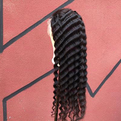 China Raw Indian Body Wave Hair Cuticle Align Highlight Wig, 12a Density Deep Front Grade Wig 180% Virgin Wave Lace Hair Wigs for sale