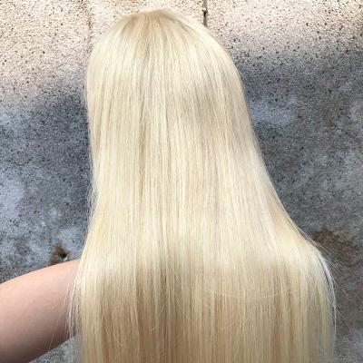 China Blonde 613 Virgin Mink Silky Straight Human Hair Bone Wave Brazilian Hair Vendor,Transparent Straight Wig Human Hair Lace Front Wig for sale