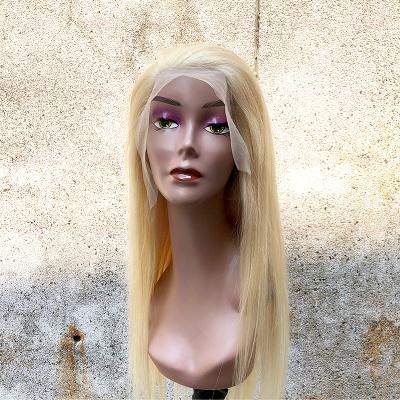 China Silky Straight Human Hair 100% Raw Virgin Hair Wigs, 613 Blonde Swiss Straight Human Hair HD Lace Front Wigs 12a for sale