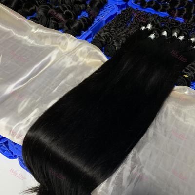 China 100% Human Hair Wholesale Unprocessed 100% Virgin Human Hair , Bundles Peruvian Raw Distributor Bone Straight Hair for sale