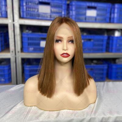 China Silky Straight 12a Grade Color Lead Wigs Virgin Hair, Brazilian Cuticle Aligned Hair Glueless HD Lace Wig, Straight Bone Lead Wig Lace Front for sale