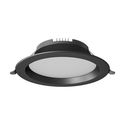 China Modern Recessed Ceiling Led Downlights 5W 9W 15W 18W AC220V Round Ultra Thin Led Lamp Round Led Down Light Black Home Hotel Dimmable for sale