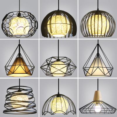 China American hot sale wrought iron birdcage shape chandelier industrial style home cafe office decoration lighting modern chandelier for sale