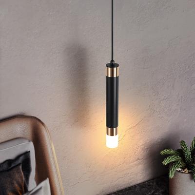 China Modern Nordic Minimalist Long LED Strip Pendant Light For Home Line Living Room Bedroom Bedside Hotel Decor Chandelier for sale