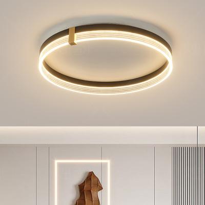 China Bedroom Outdoor Mounted Modern Minimalist Lamp Led Ceiling Lamp Nordic Atmospheric Home Restaurant Lighting Creative Round Study Lamp for sale