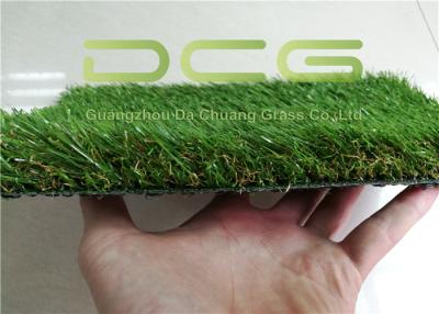 China Green Color Synthetic Artificial Grass Landscaping With PP And Net Backing for sale