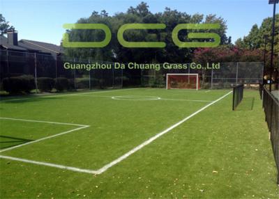 China Emerald Green Soccer Artificial Grass FIFA Standard 12000 Dtex Fullness Surface for sale