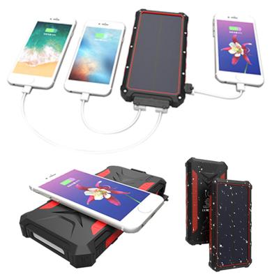 China MI Mobile Radio 20000 Mah Portable 20000 Mah Solar Power Bank Solar Panel Charging Charger Battery Module for sale