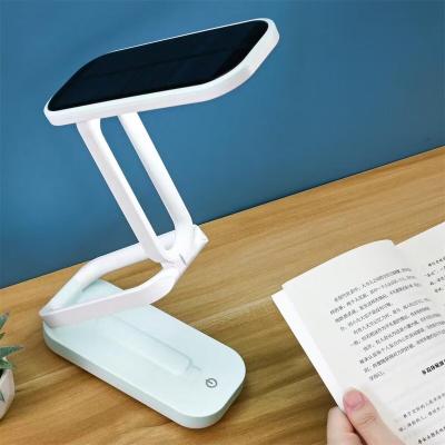 China Modern Solar lighting  led reading lamp foldable rechargeable folding led reading lamp for sale