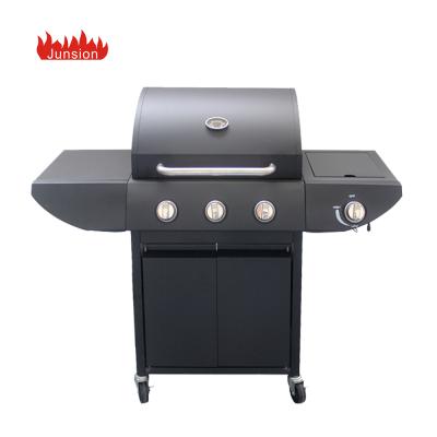 China Easily Assembled China Made Outdoor Stainless Steel Gas BBQ Grill 3 Main Burners Grill for sale