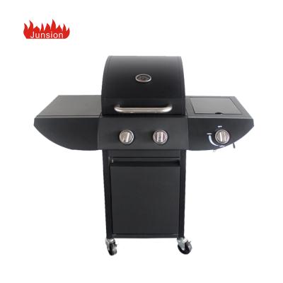 China 2019 Easily Assembled Outdoor Industrial Kitchen Appliances Propane Fire SS Gas BBQ Grill for sale