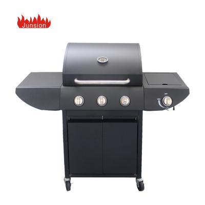 China Easily Assembled Garden Barbecue Powder Coated Steel Gas Top Grill For Camping for sale