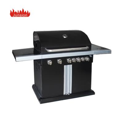 China Professional Equipment Easily Assembled Heavy Duty Industrial Portable Gas Grill With 5 Burner for sale