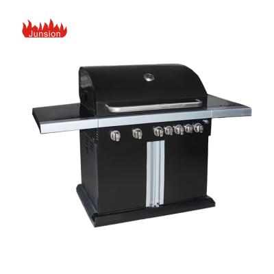 China Easily Assembled Large Gas BBQ Grills 5+2 Propane Gas Burners Grills for sale