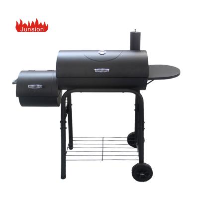 China Easily Assembled Commercial Restaurant BBQ Portable BBQ Charcoal Grill Machine with Two Rolling Wheels for sale