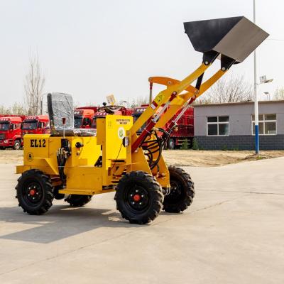 China Factory Mini Electric Mini Wheel Loader Eelescopic Front End Loader Wheel Farm Loader Mini Electric For Sale for sale