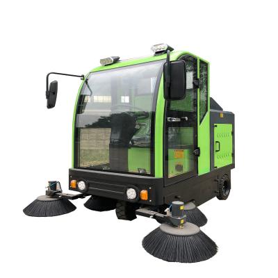 China Hotels Street Use 2000mm 5 Type Sweeping Water Floor Sweeping Brush Sweeper Three-in-One Sweeper for sale