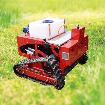 China 4-Stroke Cylinder Mower 0 Self-Propelled Tower Robot Golf Courses Machinery Slope Mower Grass Cutting Machine for sale