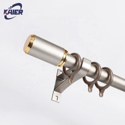 China Modern Hot Sales Modern Curtain Rod Accessories Metal Curtain Poles Pipes Aluminium Curtain Track for sale