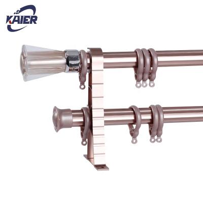 China Modern Aluminum windows profile the Roman style  curtain rod for sale