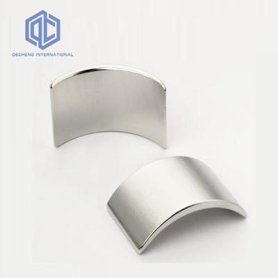 China Industrial Neodymium Magnet Arc Magnet N52 Powerful Neodymium Arc Magnet For Industrial Motor Magnet Permanent Within 15 Days ISO9001: Decheng 2008 for sale