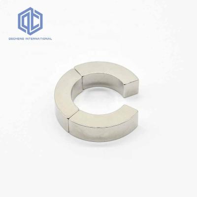 China Industrial Magnet Motor Arc Neodymium Magnet For DC Motor-Generator for sale