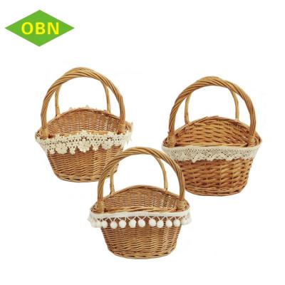 China Europe Small Mini Wicker Baskets Bulk Wholesale Wicker Baskets for sale