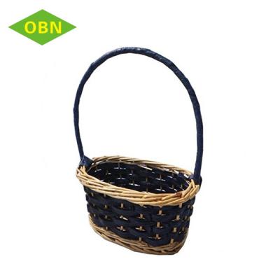 China Europe Woven Wicker Flower Mini Plants Wedding Gift Baskets Craft for sale