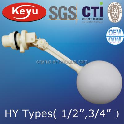 China HY Series 100% General Leak Resistance Plastic Float Valve for sale