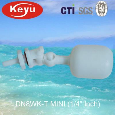 China Plastic Valve Locking Devices DN8WK-T Mini Vertical Float Valve for sale