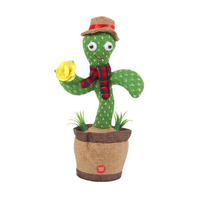 China Other Flowerpot Cactus Musical Toys Children's Fun Toys Singing and Dancing Plush Toys for sale